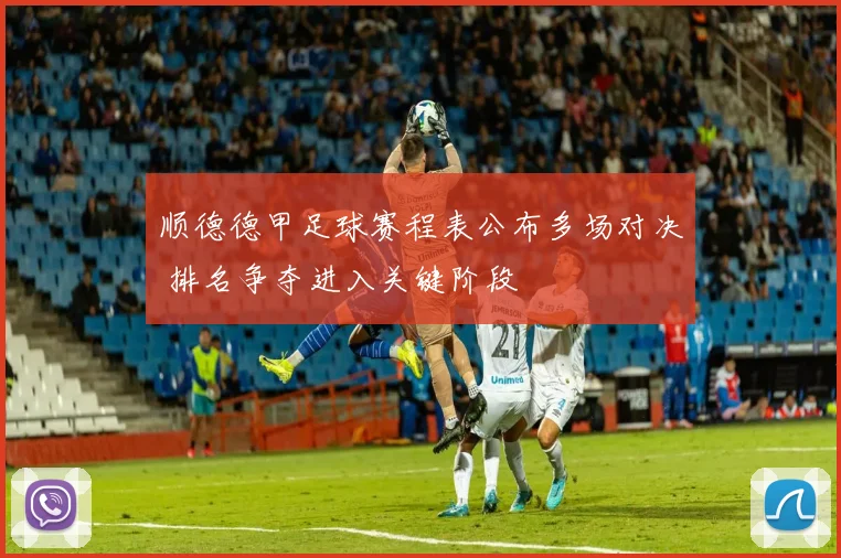 顺德德甲足球赛程表公布多场对决 排名争夺进入关键阶段